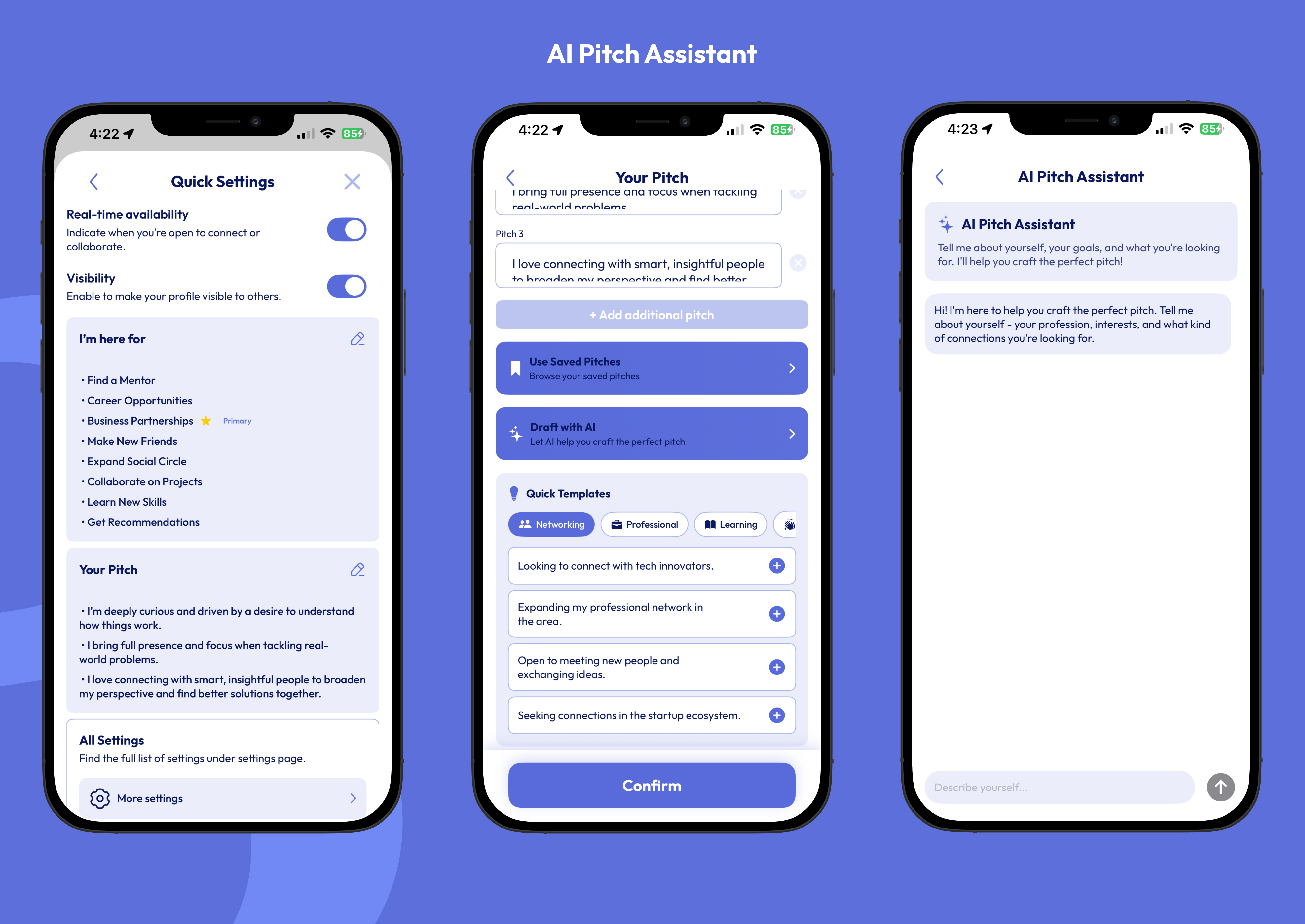 AI Pitch Assistant AI Pitch Assistant
